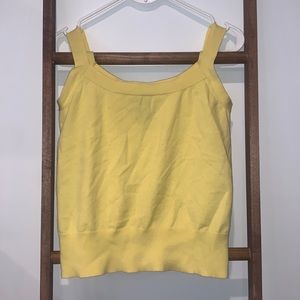 yellow sweater top
